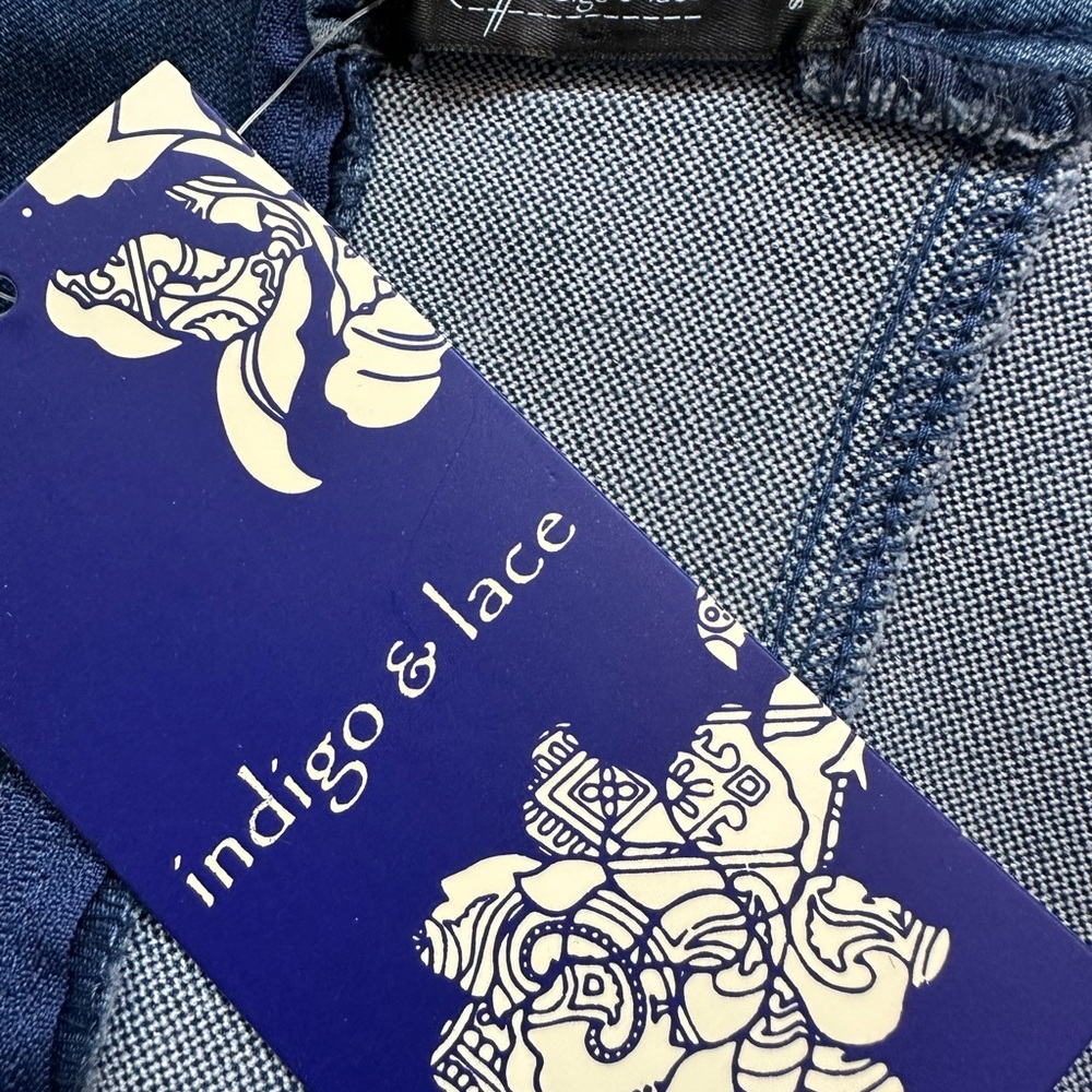 🆕Indigo & Lace Jean Dress - Picture 12 of 13